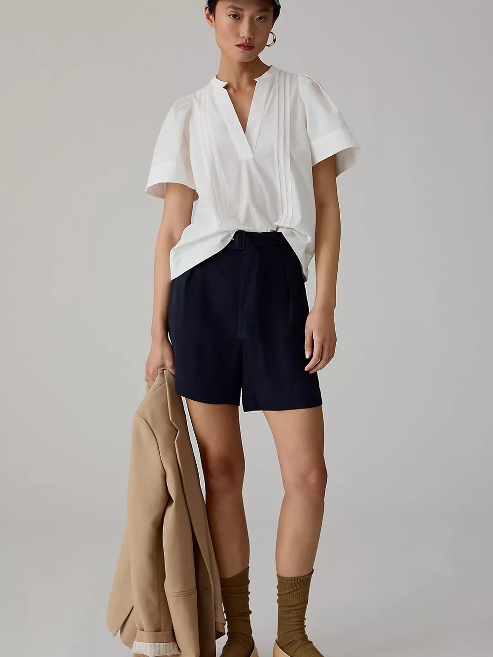 Anthropologie white top